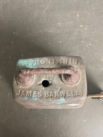 James Barkwell Birmingham 5 1/2in cow bell - 2