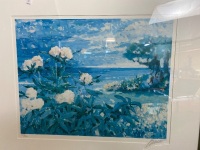 2 Original floral beach scenes framed - 3