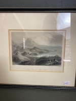 William H Bartlett antique prints - Lough Conn and Mount Nephin & The Lac des Allumettes - 2