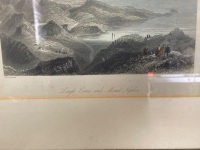 William H Bartlett antique prints - Lough Conn and Mount Nephin & The Lac des Allumettes - 3