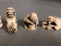 6 small Asian figurines - 3