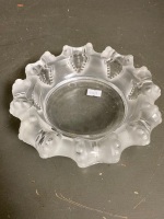 Lalique France Crystal cigar ashtray Cannes design - 2