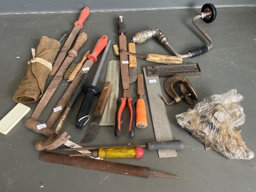 Mixed lot of tools