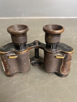 Pair of World War 2 Busch binoculars and pair Hanimex binoculars - 2