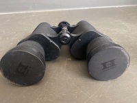 Pair of World War 2 Busch binoculars and pair Hanimex binoculars - 8