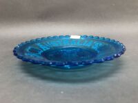 Australia's Centenary Blue Glass Plate - 1788-1888 - 2