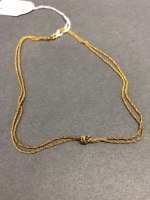 14ct Gold Knot Necklace