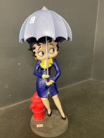 Betty Boop umbrella figurine