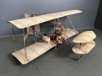 Wright Bros. Kitty Hawke Flyer Model Depicting Orville Wrights First Flight (1903) - 2