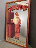 Large Carlton Mirror - I Allus Has Wan At Eleven - 2