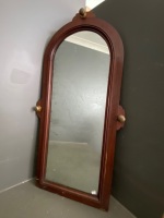 Antique Dressing Table Mirror Adapted to Hanging Mirror