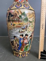 Stunning hand painted large Chinese vase - 2