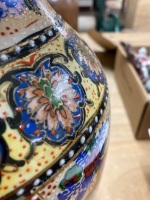 Stunning hand painted large Chinese vase - 7