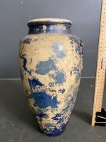 Antique Japanese hand painted vase - 3