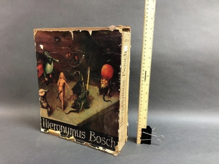 Large Boxed Book on Hieronymus Bosch - As Is