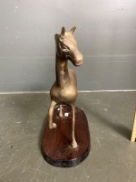 Brass Horse Statue - 3