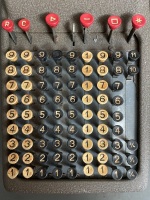 Old metal adding machine - 2