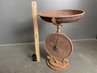 Set of antique scales