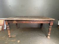 Large farm house table - 4