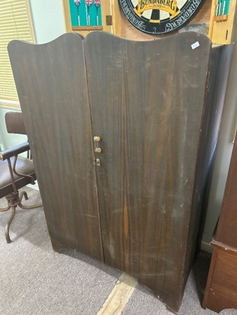 Small Vintage Cupboard with 2 Internal Drawers