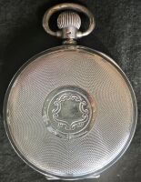 Antique silver keyless pocket watch 1914 - 2