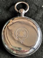 Antique silver fusee key-wind pocket watch 1859 - 2