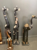 6 Wooden Giraffes - 3