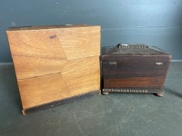 2 Old wooden boxes - 3