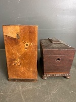 2 Old wooden boxes - 4