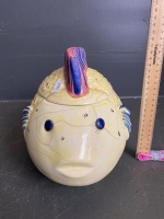 Large fish biscuit jar - 2