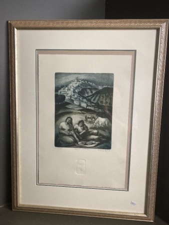 Etching on Aquatint - Numbered, Titled and Signed