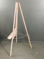 Wooden Floor Standing Painters Easel (qty choice 394, 395) - 2