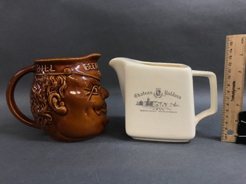 Beenleigh Rum Pottery Jug & Chateau Yaldara Water Jug