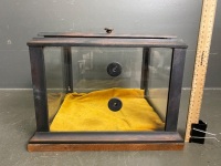 Brass or Bronze glass display cabinet