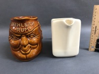 Beenleigh Rum Pottery Jug & Chateau Yaldara Water Jug - 2
