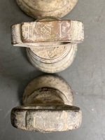 Set 7 Brass Bell Weights - 4