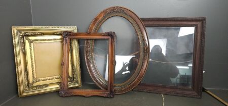 Assorted Vintage Picture Frames