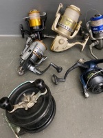 Selection of various fishing reels - 2