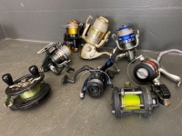 Selection of various fishing reels - 4