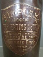 Simplex Brass Fire Extinguisher - 3