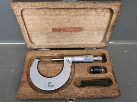 NSK Micrometer in Wooden Box