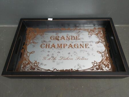 Grand Champagne Mirror tray