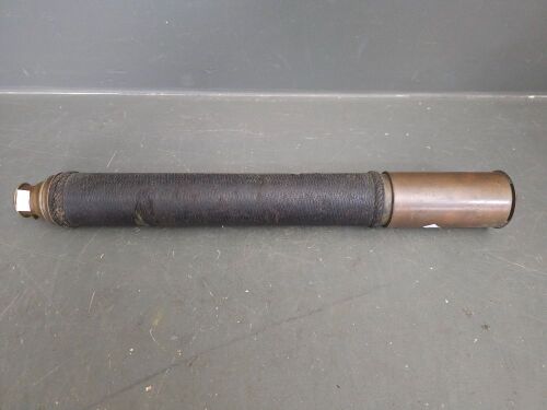 Brass Telescope with Leather Detail