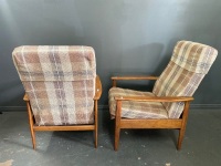 Pair of Mid Century Reclining Chairs - 2