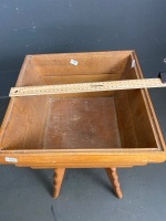 Mid Century Pine Plant Stand - app 450mmH - 3