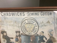 Chadwicks Sewing Cotton Advertising Poster - 2