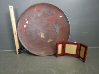 Chinese Copper or Brass Wall Plate & Display Plaque - 3