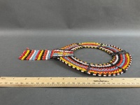 African Glass Beaded Necklace/Collar - 2