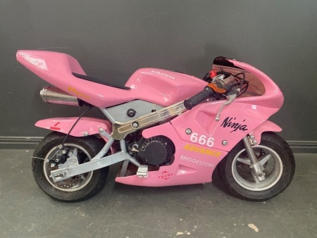 Pink Pocket Mini Bike