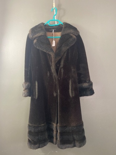 Borgazia Faux Fur Long Length Jacket